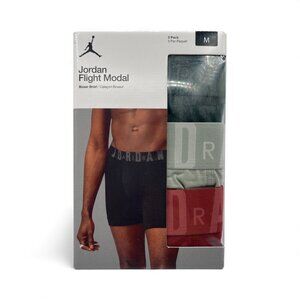 Jordan Air Flight Modal 3 Pack Mens Boxer Briefs Black Size Medium